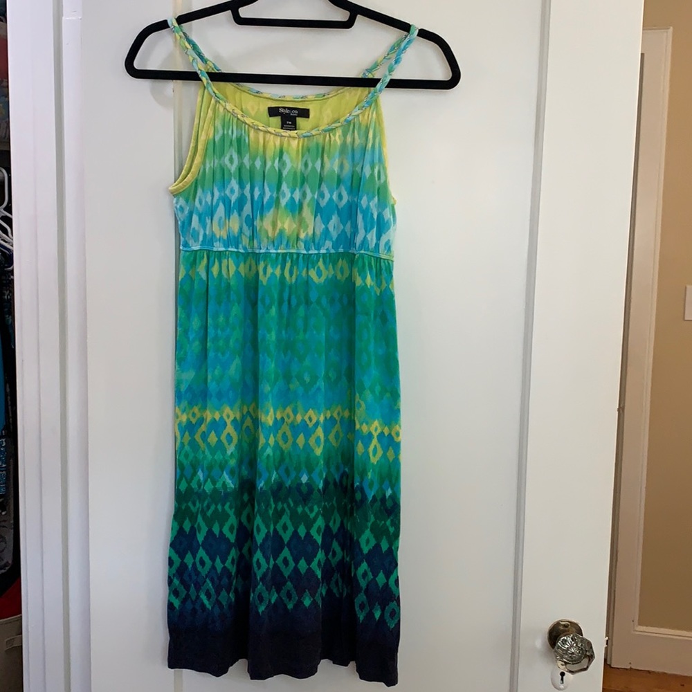 GUC Style and Co Sleeveless Dress M Petite